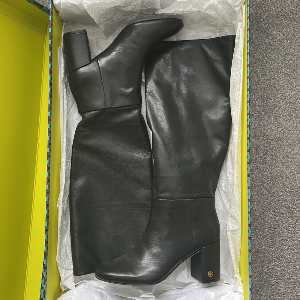 Tory Burch BROOKE SLOUCHY 75mm BOOTS Perfect Black